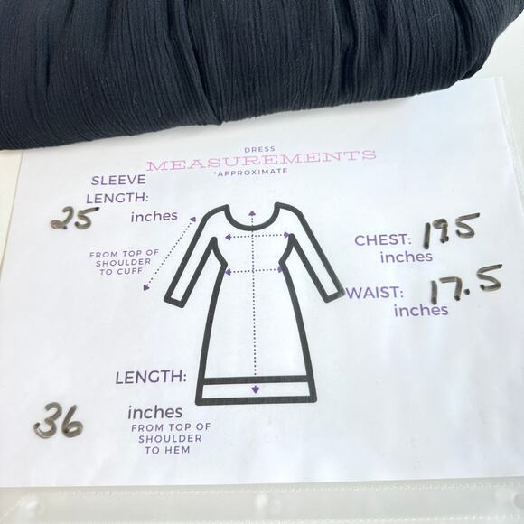 Ivy Jane Womens Mini Dress Size XS Embroidered Boho Festival Flowy Black - Picture 8 of 8